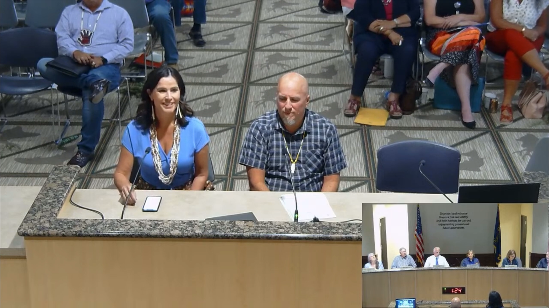 odfw Michael Cherry testifying at ODFW
